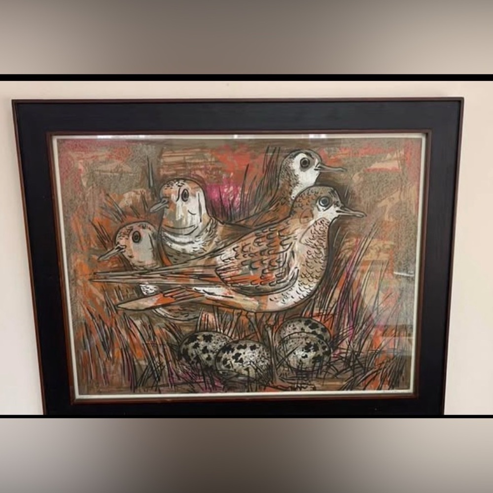 Framed Art: “Plovers” by Guy Maccoy